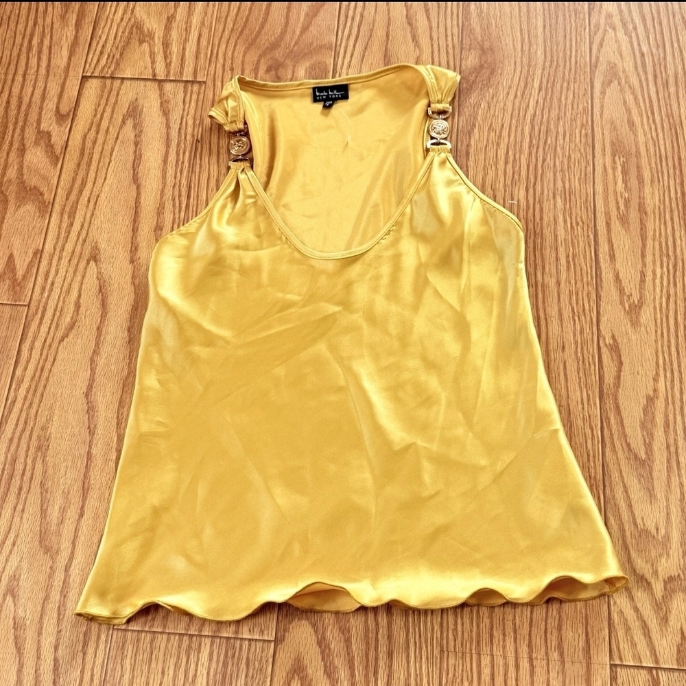 Nicole Miller blouses small  Gold Size Small